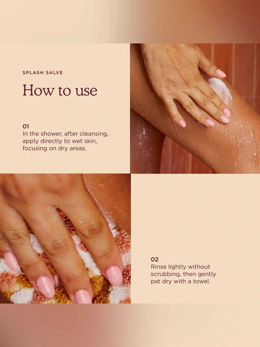 Hanni Splash Salve Fragrance-Free In-Shower Moisturizing Body Balm